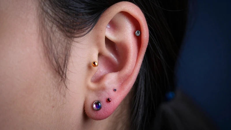 Cuál es el ranking de dolor de piercings en la oreja 2 Piercings llamativos capturan luz y color