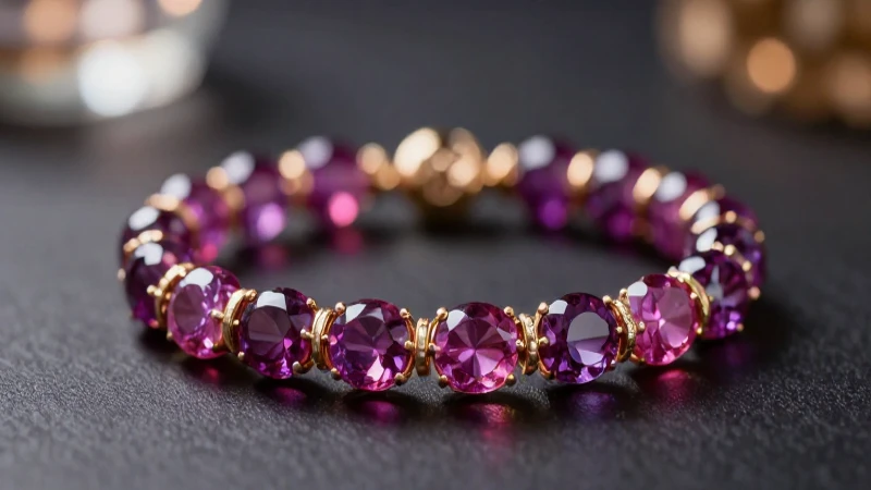 Pulseras elegantes resaltan con luz y color