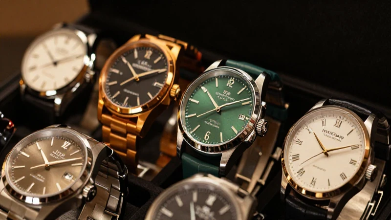Relojes elegantes resaltados con luz cinematográfica