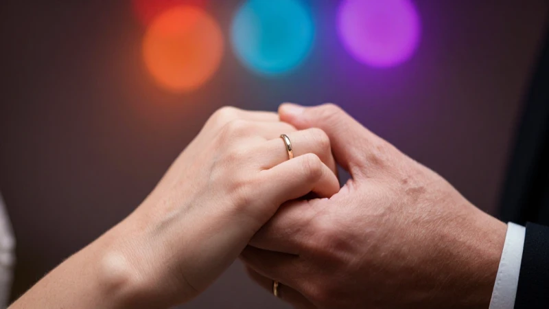 Anillos entrelazados, imagen elegante y profesional