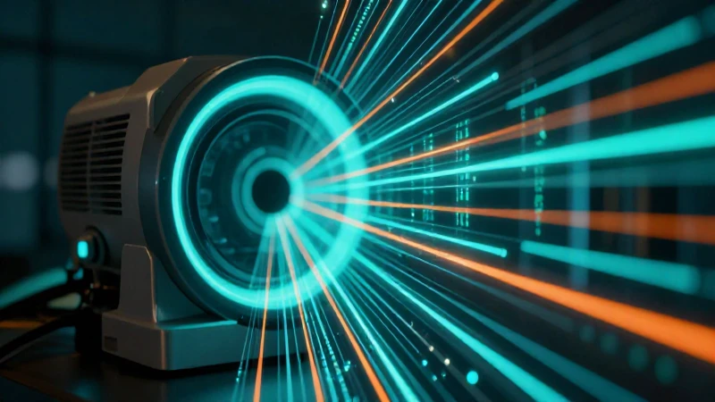Escáner luminoso, imagen profesional en 8K