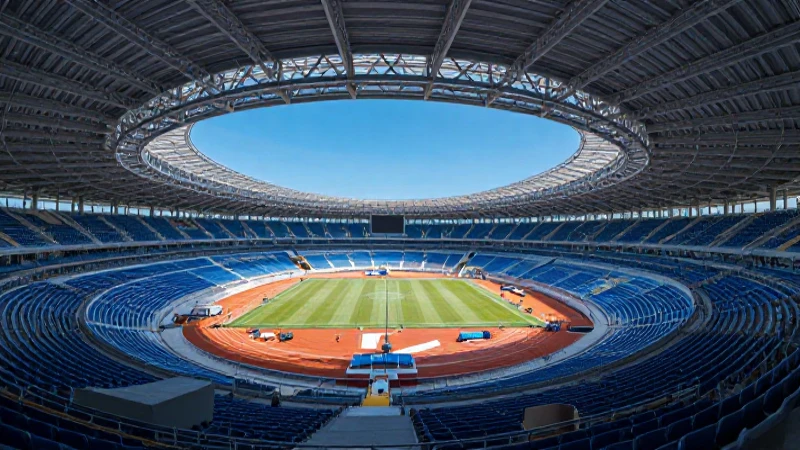Rehabilitará el Fondo Minero la Unidad Deportiva Lázaro Cárdenas 6 Estadio deportivo: foto hiperrealista e impactante