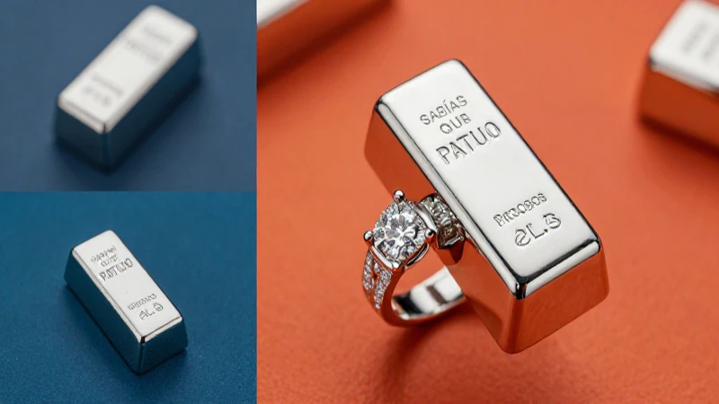 Platino y diamantes brillo con elegancia profesional