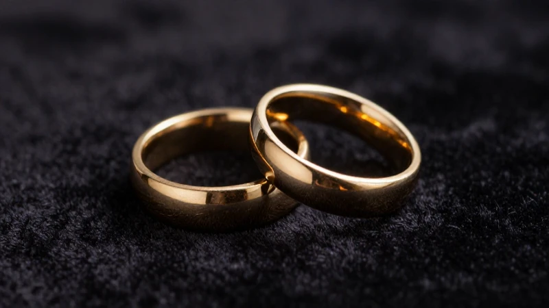 Anillos dorados superpuestos sobre terciopelo elegante