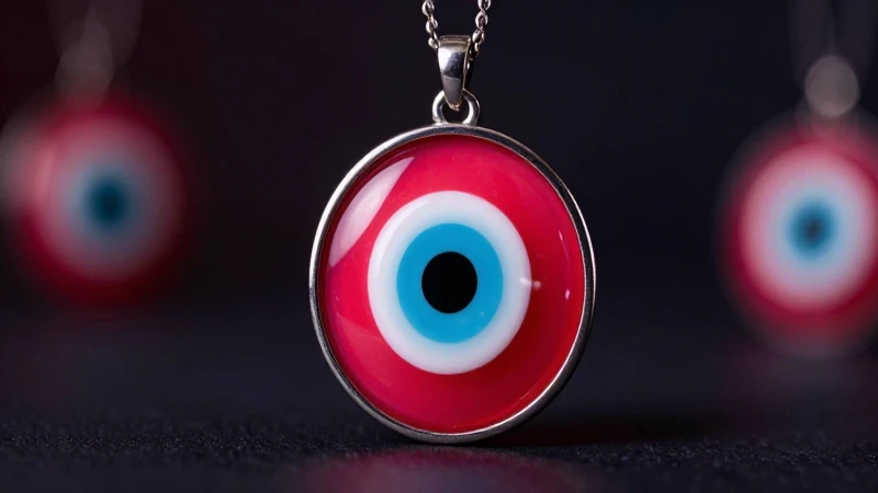 Joya con mal de ojo, imagen dramática y elegante