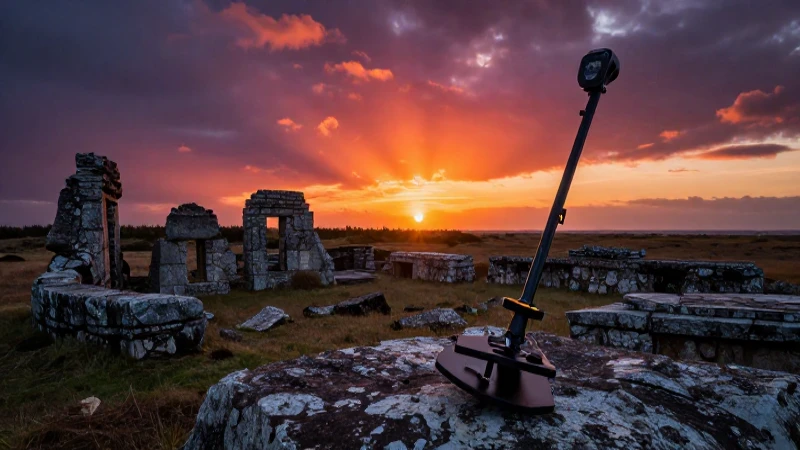 Búsqueda del tesoro en ruinas antiguas