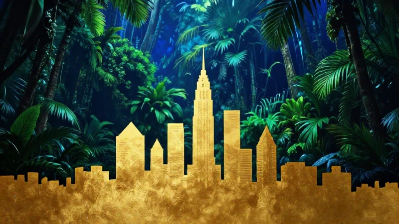 El Dorado: Mito sobre el Tercer Imperio en Sudamérica 2 Ciudad dorada en jungla esmeralda y azul