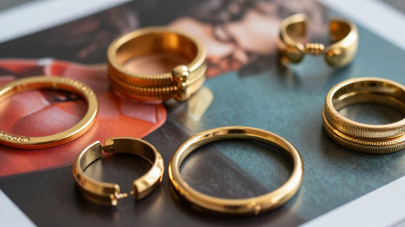 Joyas alternativas con iluminación profesional y elegante