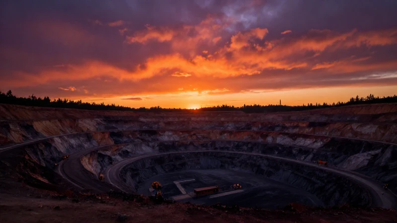Exploran los diputados de Zacazonapan la mina Tizapa 2 Mineros silueteados en una puesta de sol intensa